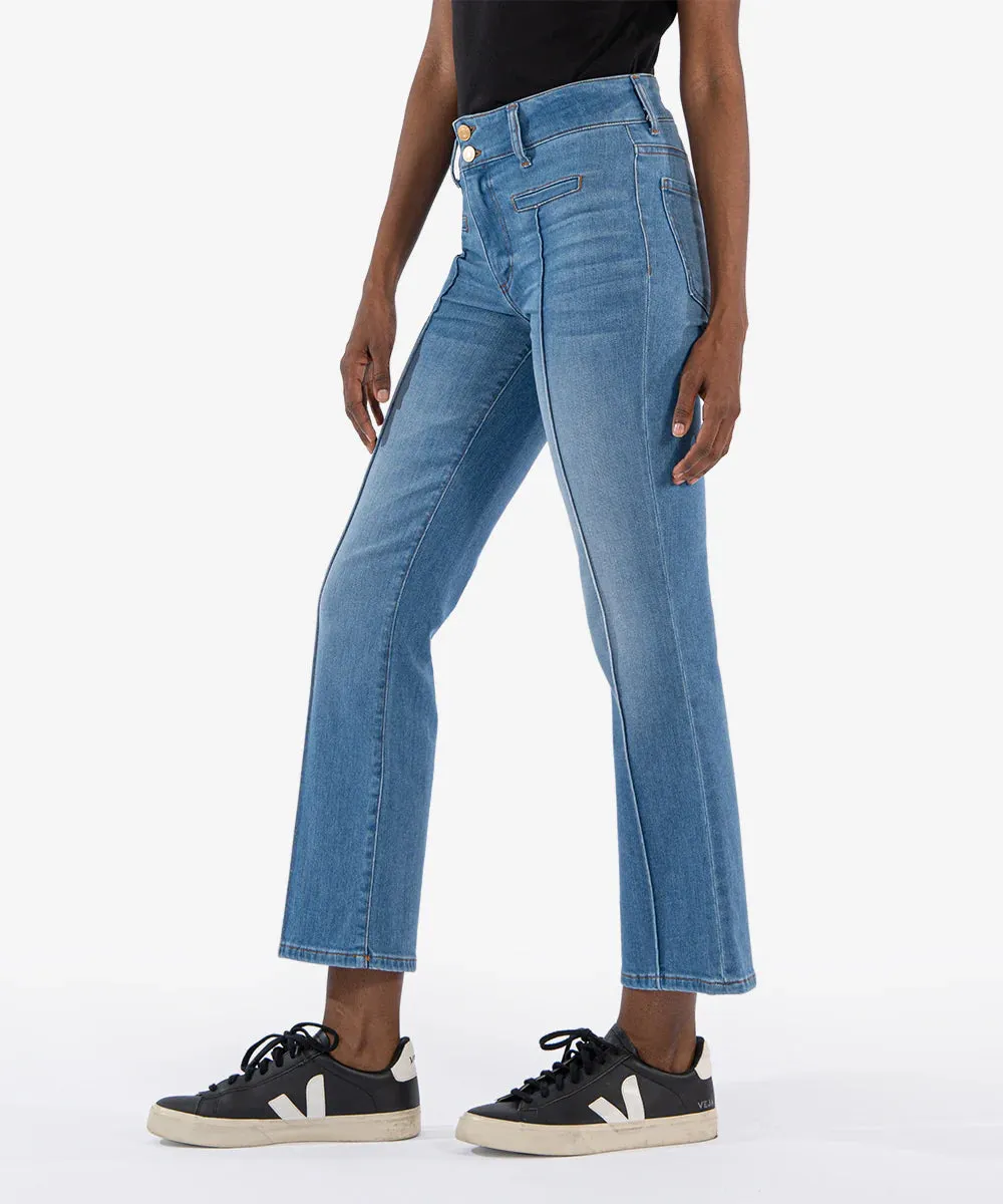 KUT Kelsey High Rise Ankle Flare Jeans (Quality)