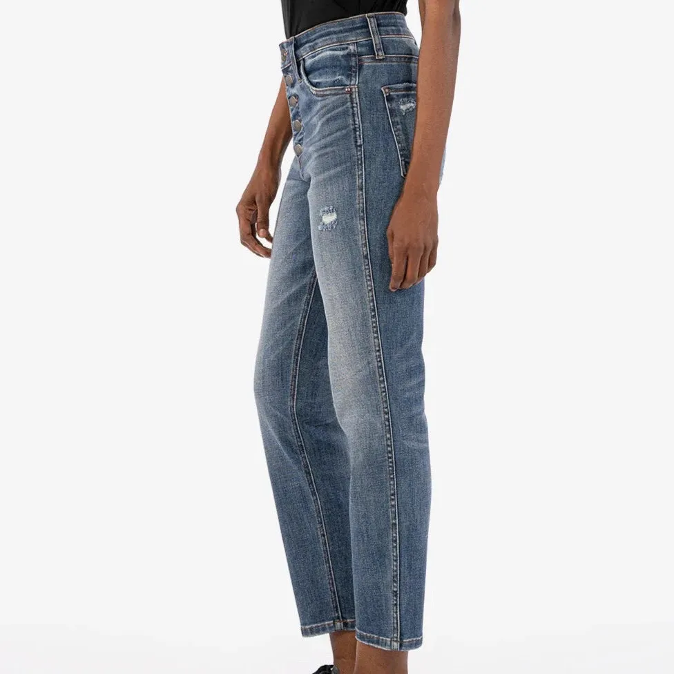 KUT Rachael High Rise Jeans (Fire Wash)