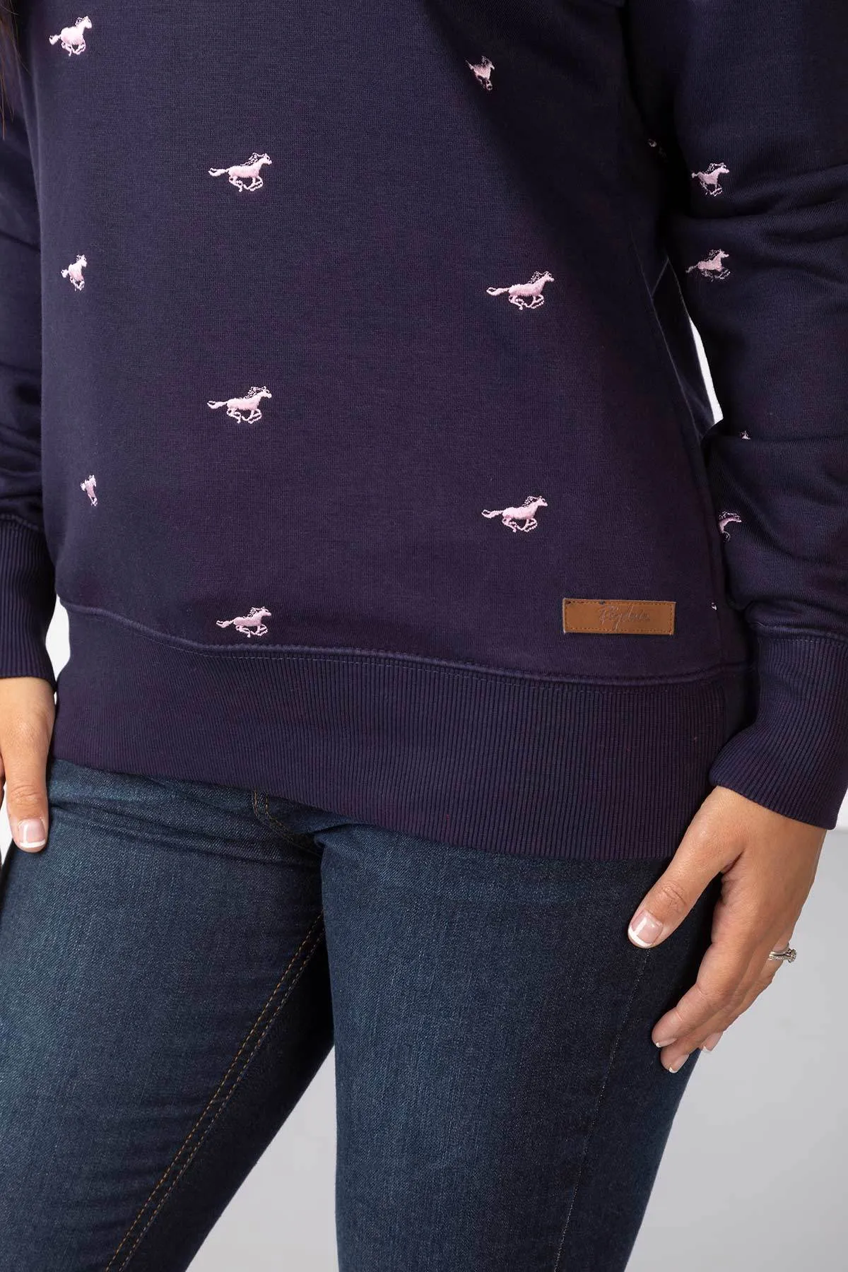 Ladies Embroidered Sweatshirt - Emily