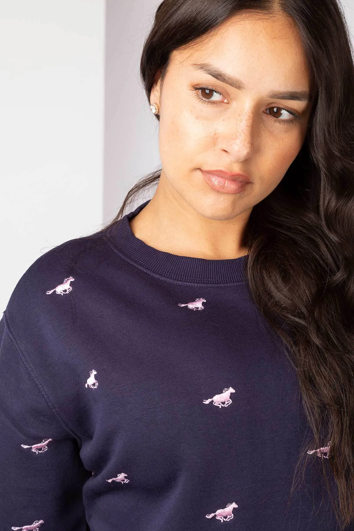 Ladies Embroidered Sweatshirt - Emily