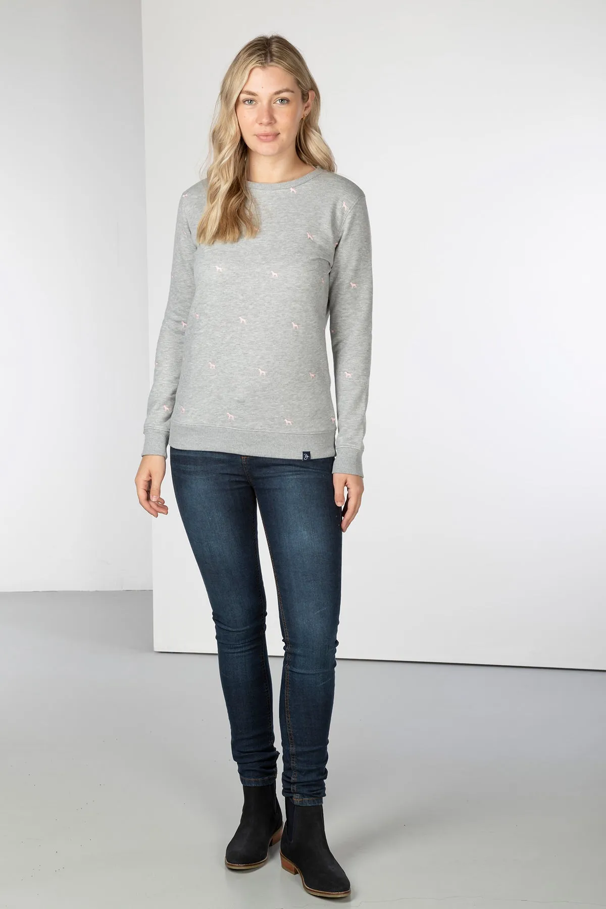 Ladies Embroidered Sweatshirt - Emily