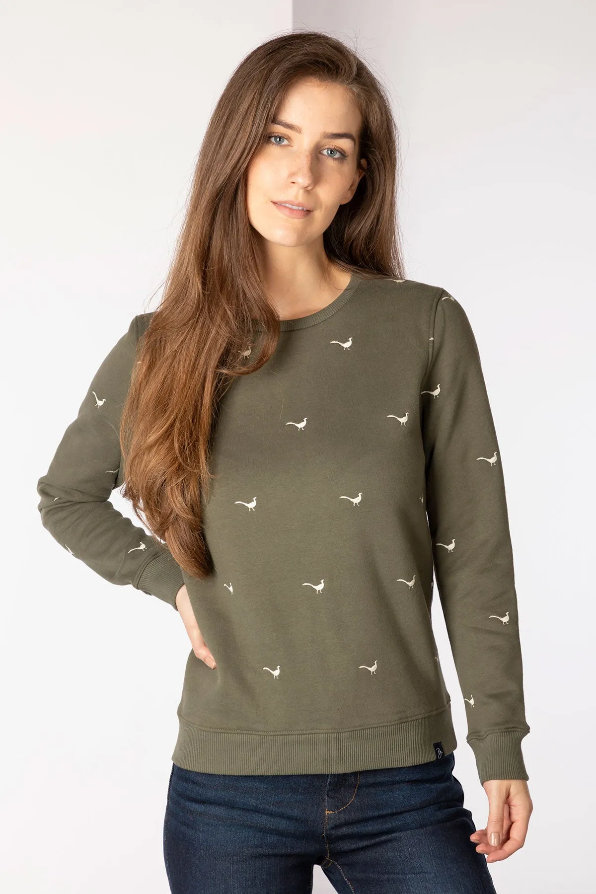 Ladies Embroidered Sweatshirt - Emily