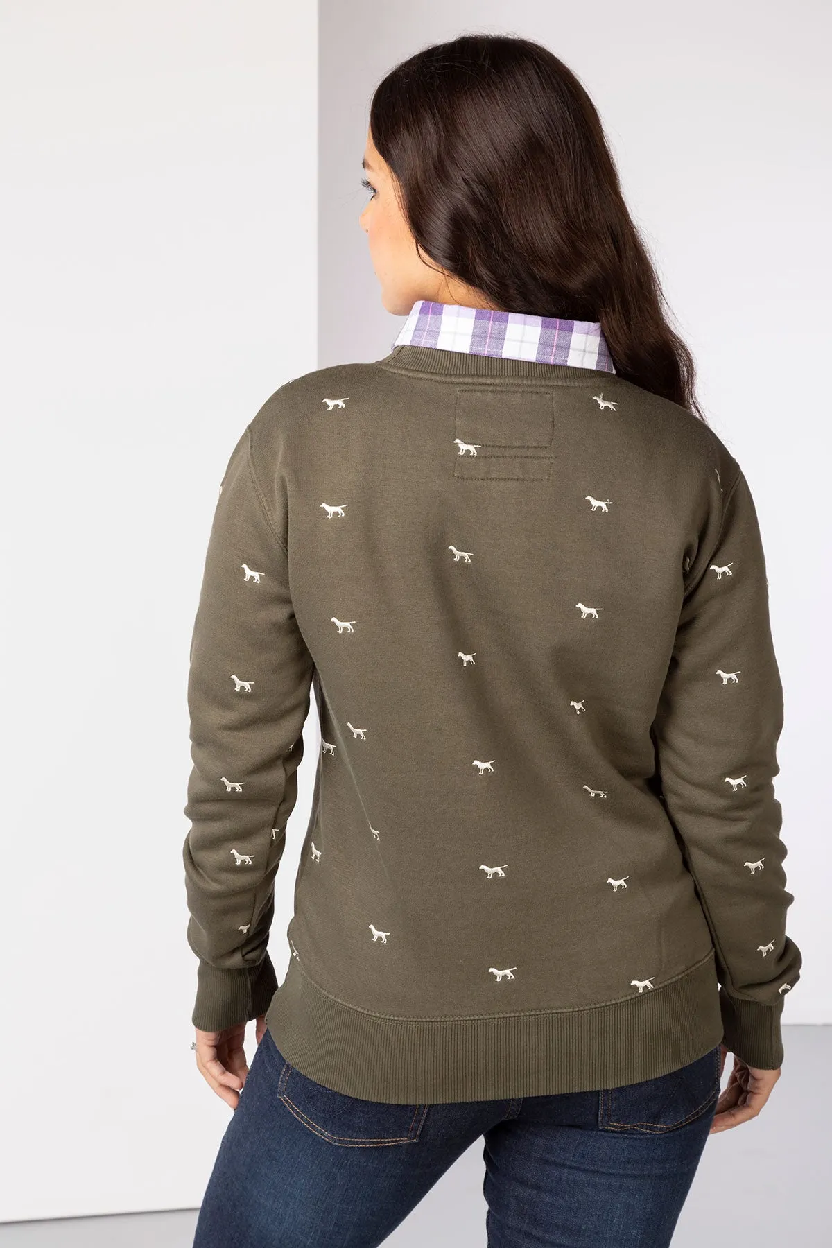 Ladies Embroidered Sweatshirt - Emily