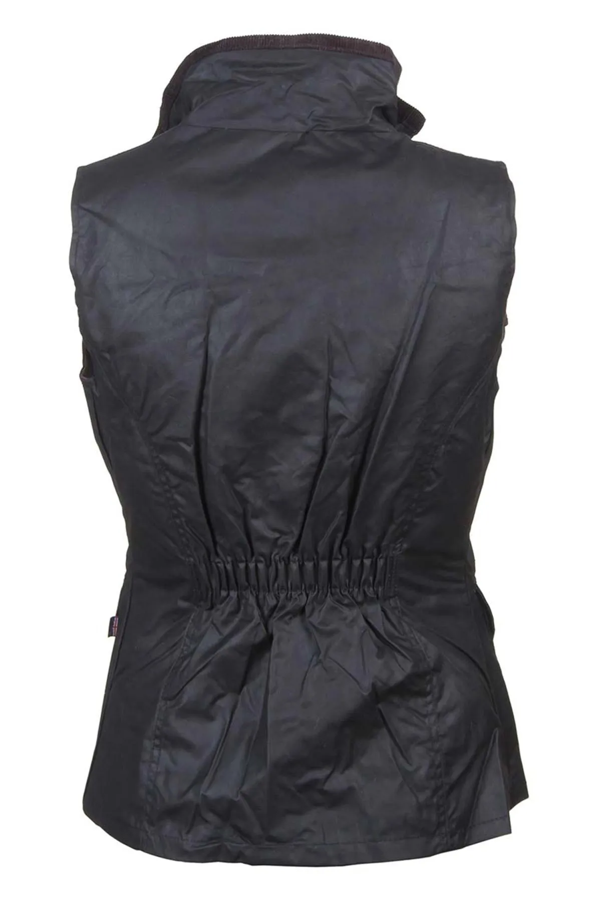 Ladies Panel Wax Waistcoat with Elasticated Back