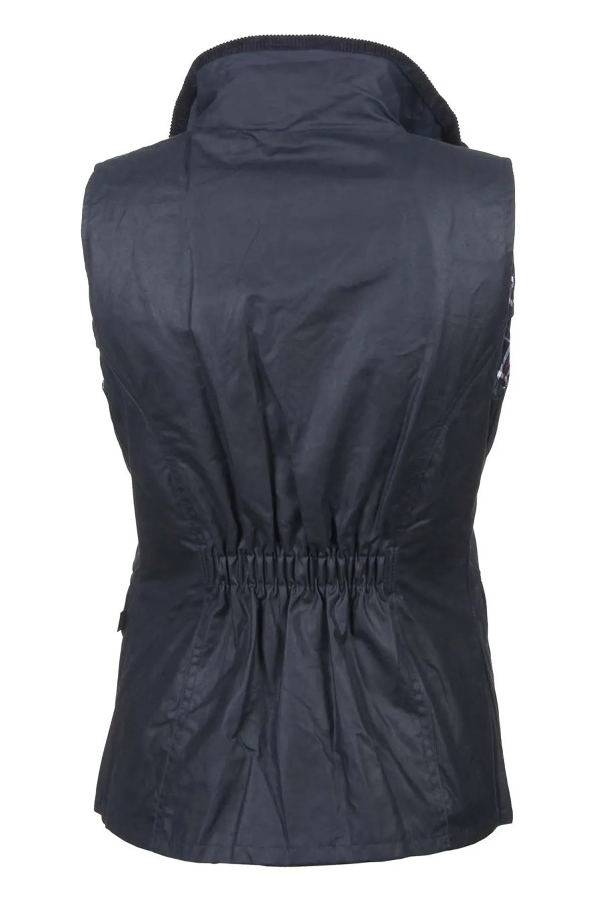 Ladies Panel Wax Waistcoat with Elasticated Back