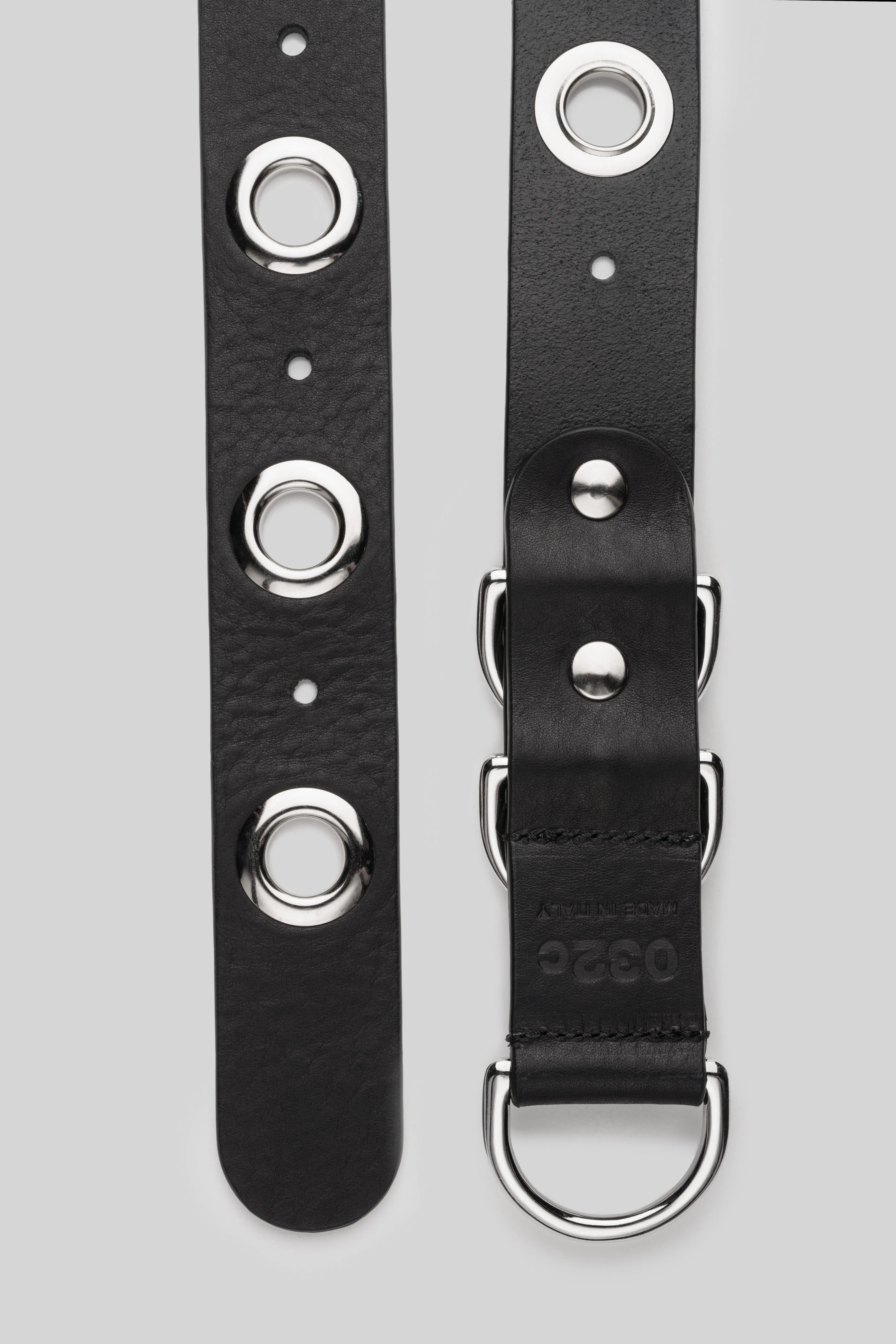 LEATHER EYELET BELT