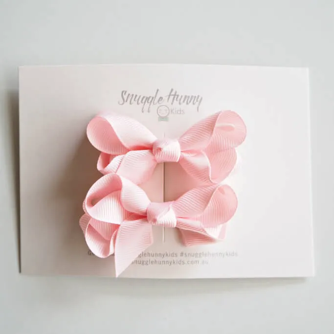 Light Pink | Piggy Tail Hair Clips - Pair