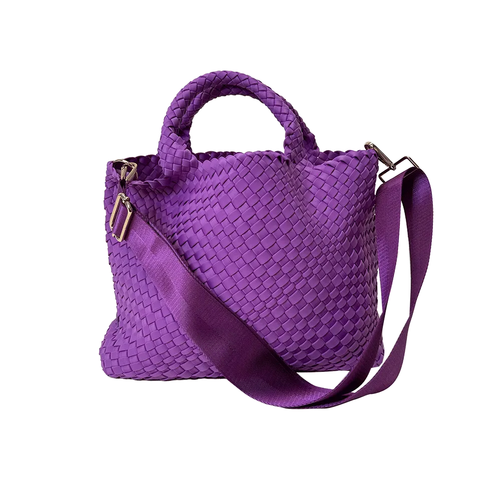 Lily Woven Neoprene Tote with Pouch