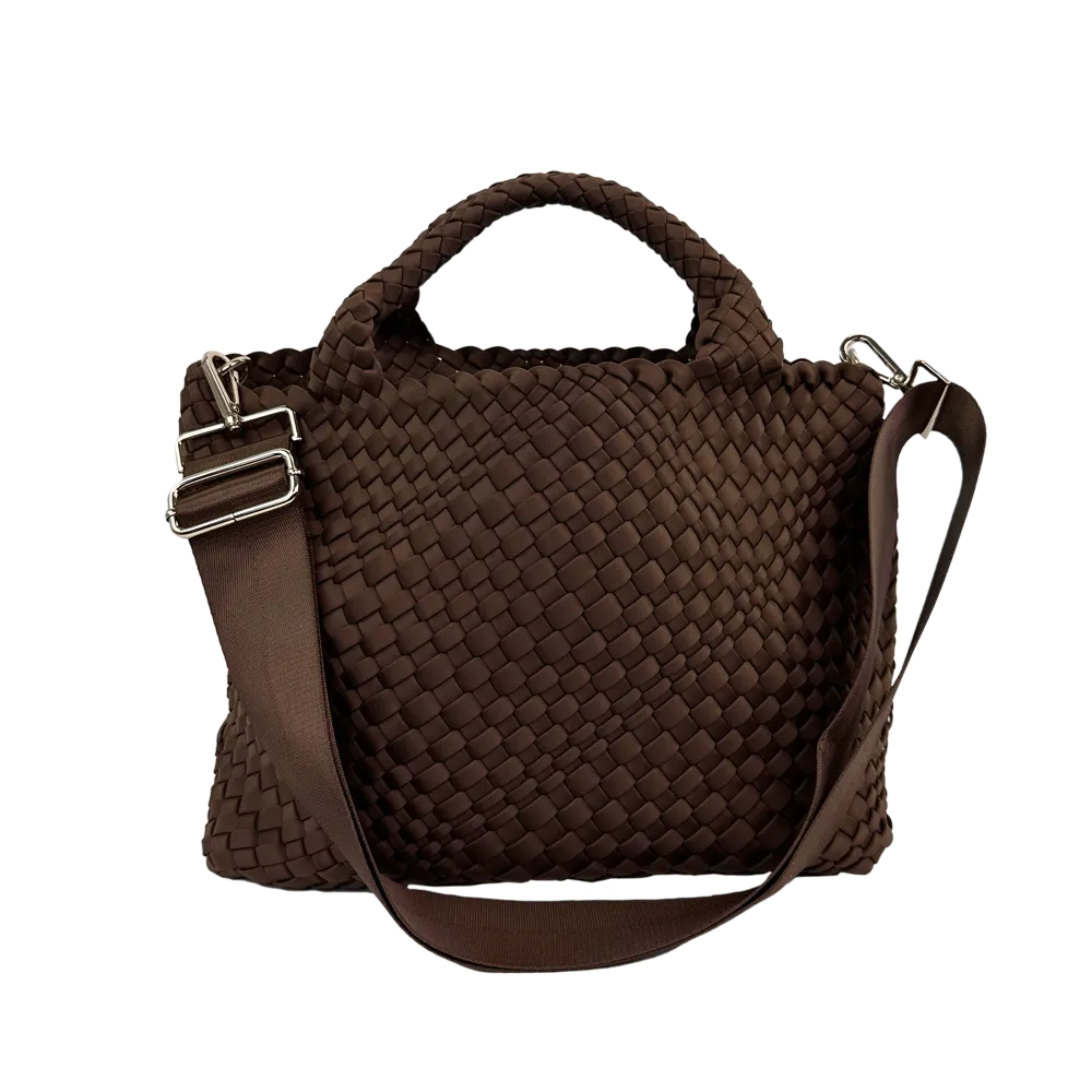 Lily Woven Neoprene Tote with Pouch