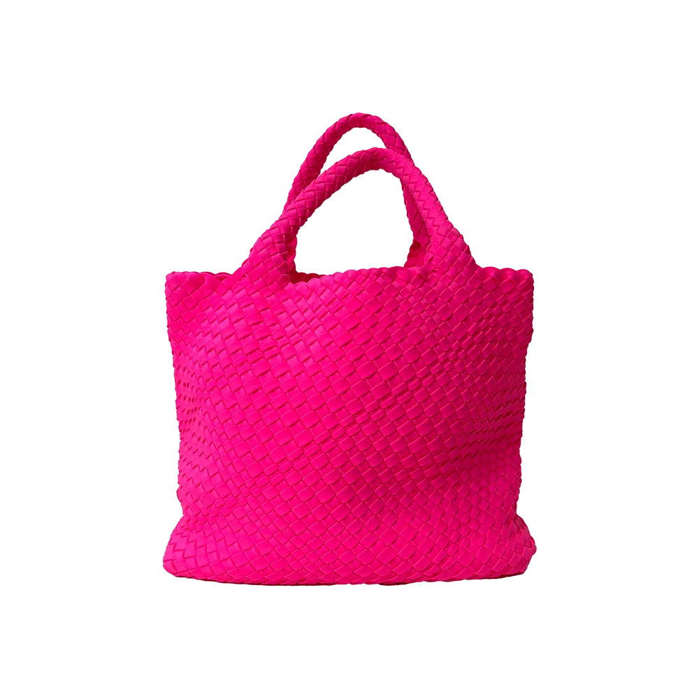 Lily Woven Neoprene Tote with Pouch