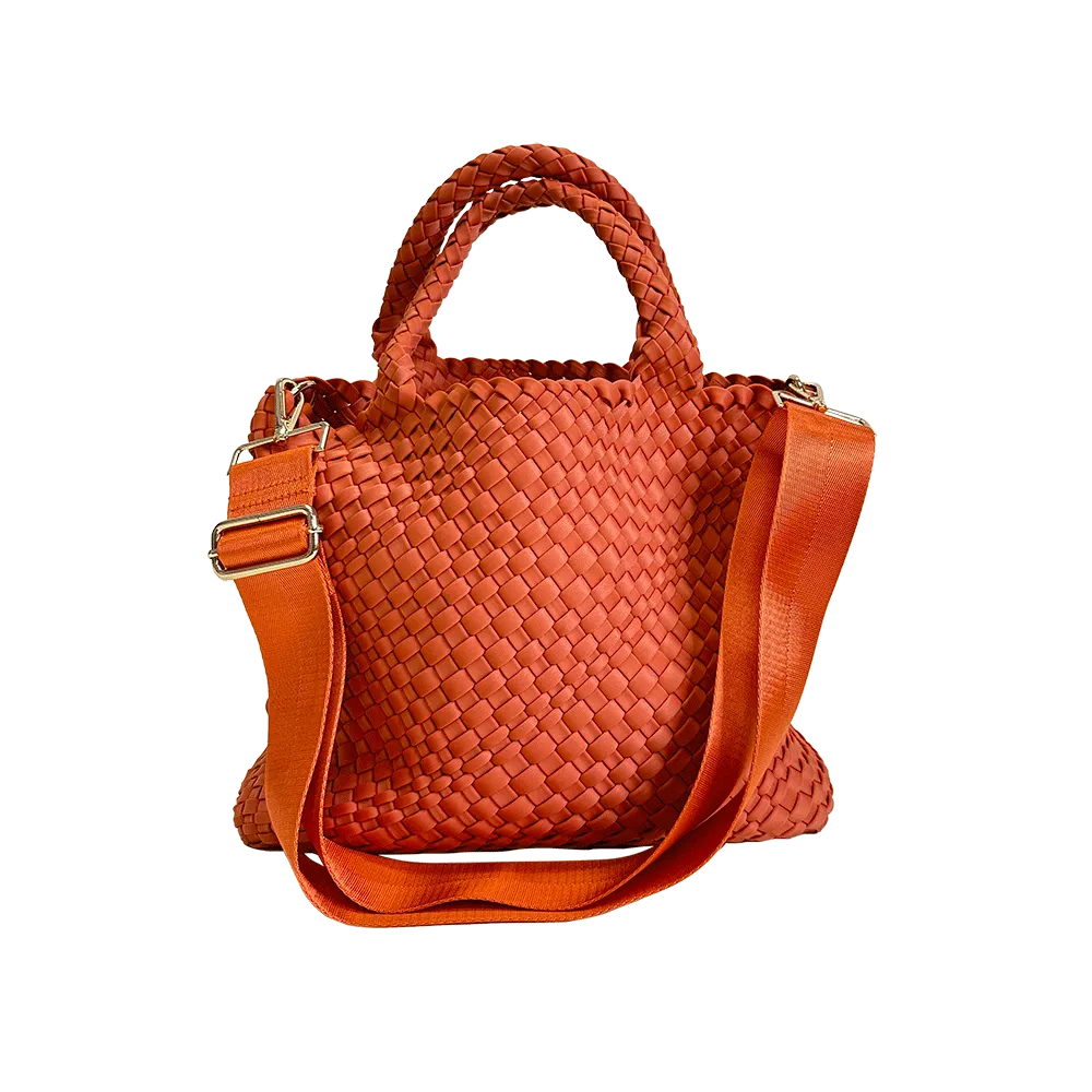 Lily Woven Neoprene Tote with Pouch