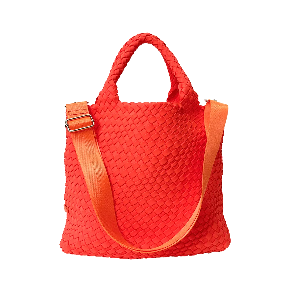 Lily Woven Neoprene Tote with Pouch