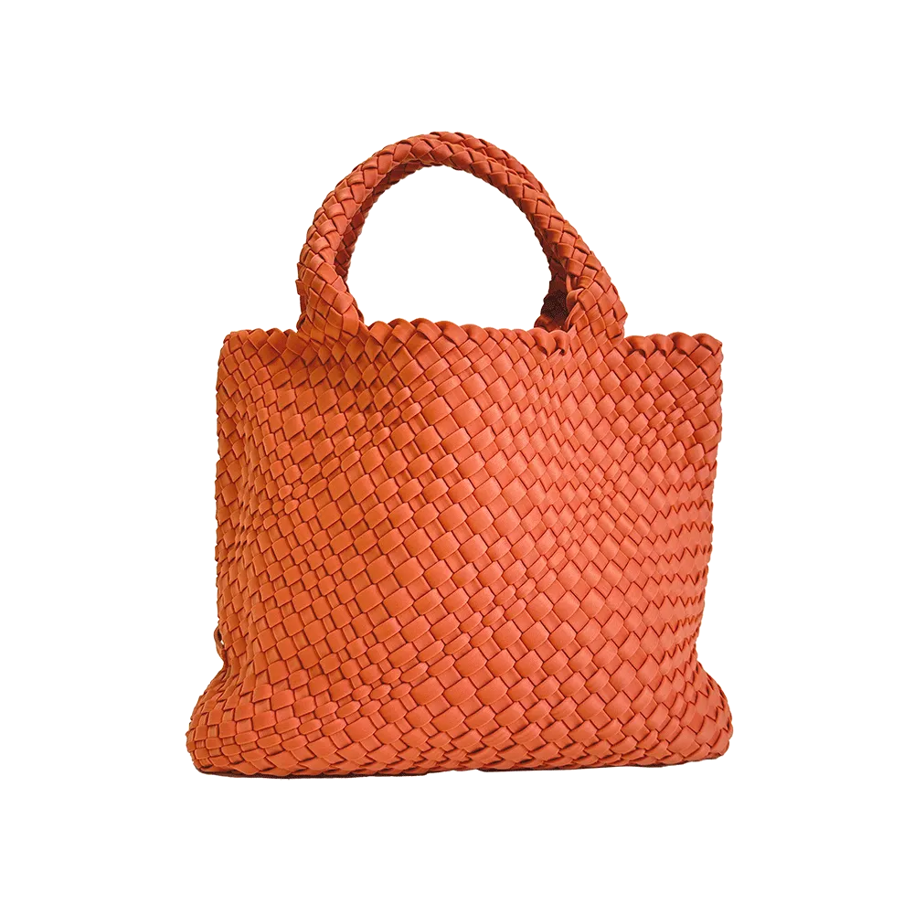 Lily Woven Neoprene Tote with Pouch