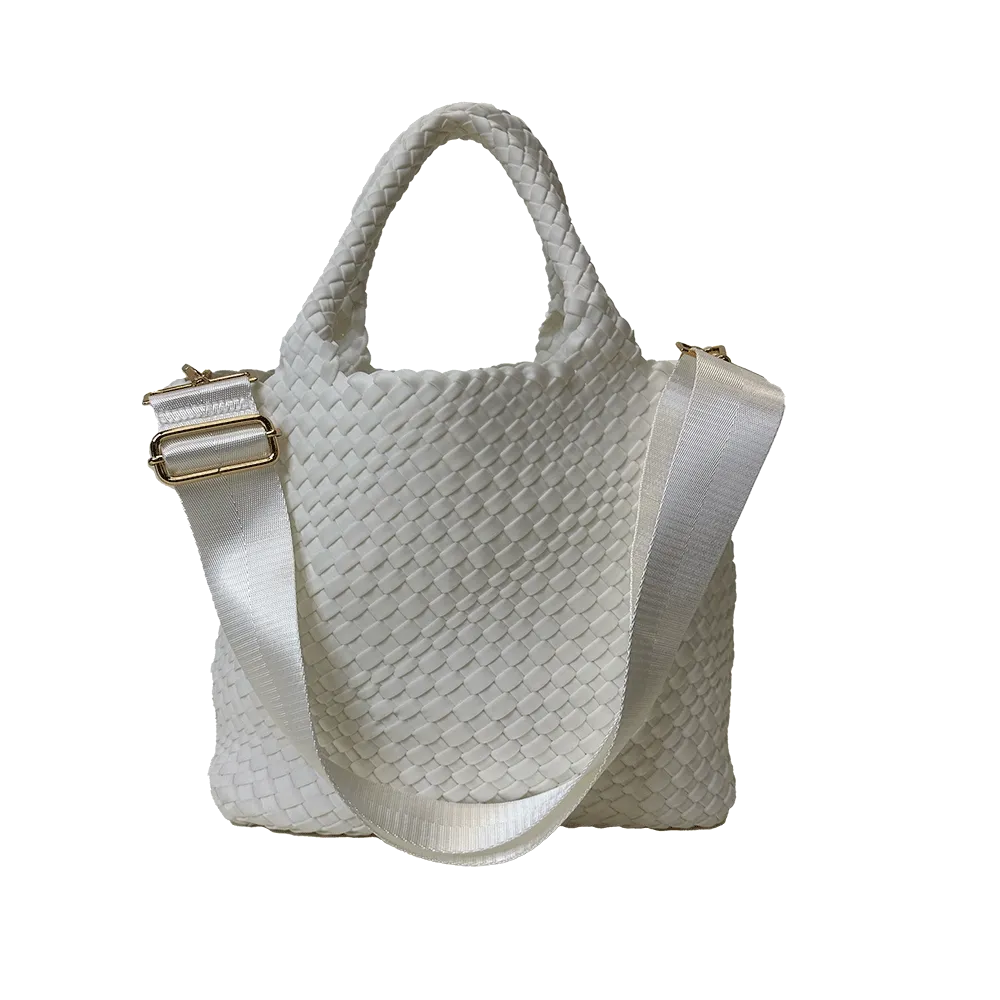 Lily Woven Neoprene Tote with Pouch