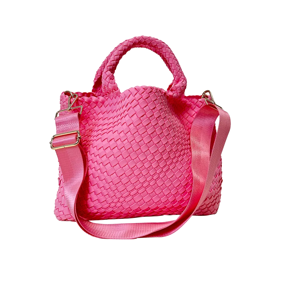 Lily Woven Neoprene Tote with Pouch