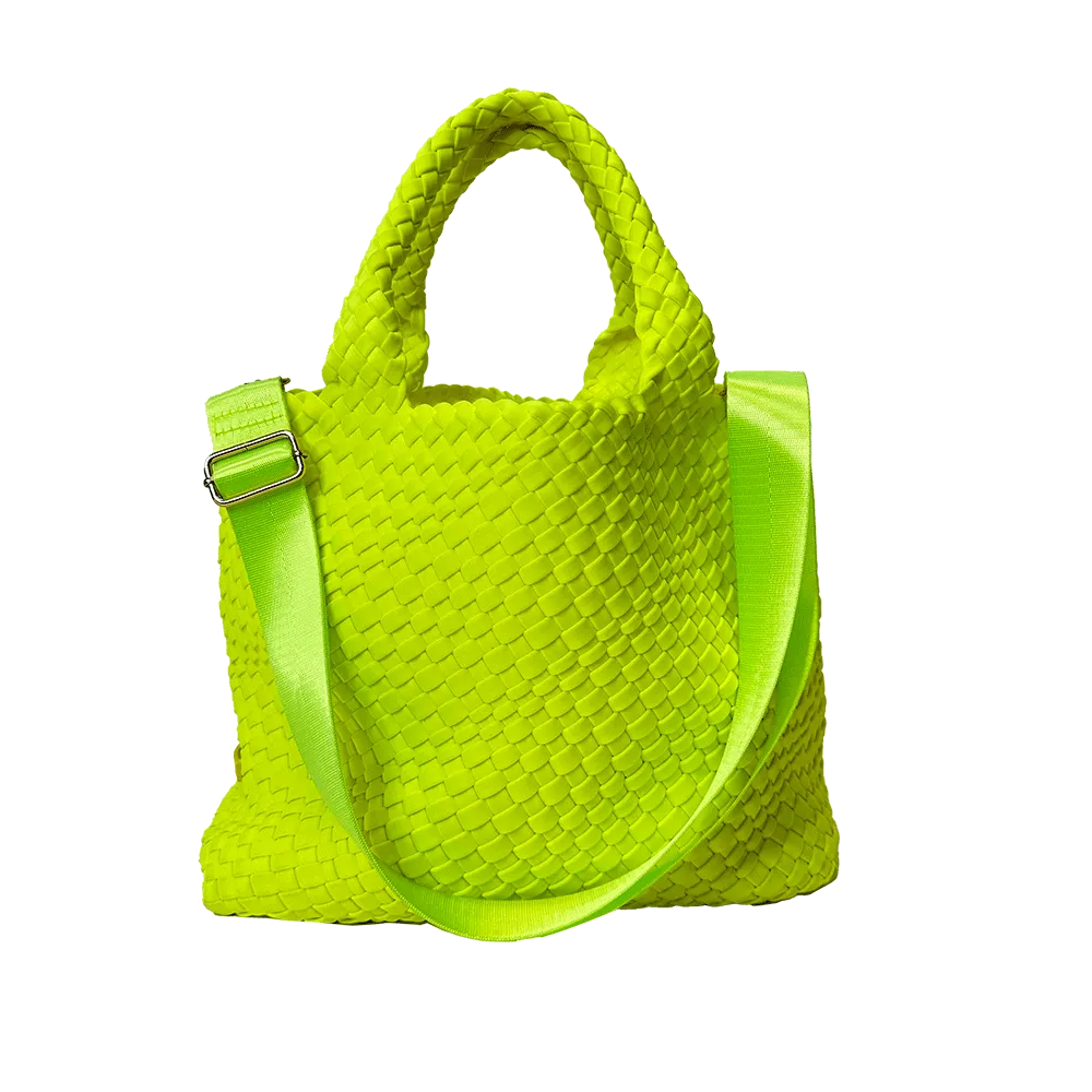 Lily Woven Neoprene Tote with Pouch