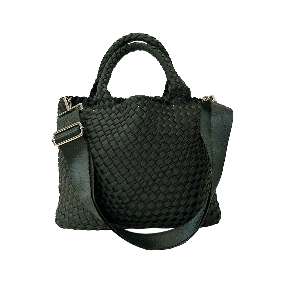 Lily Woven Neoprene Tote with Pouch