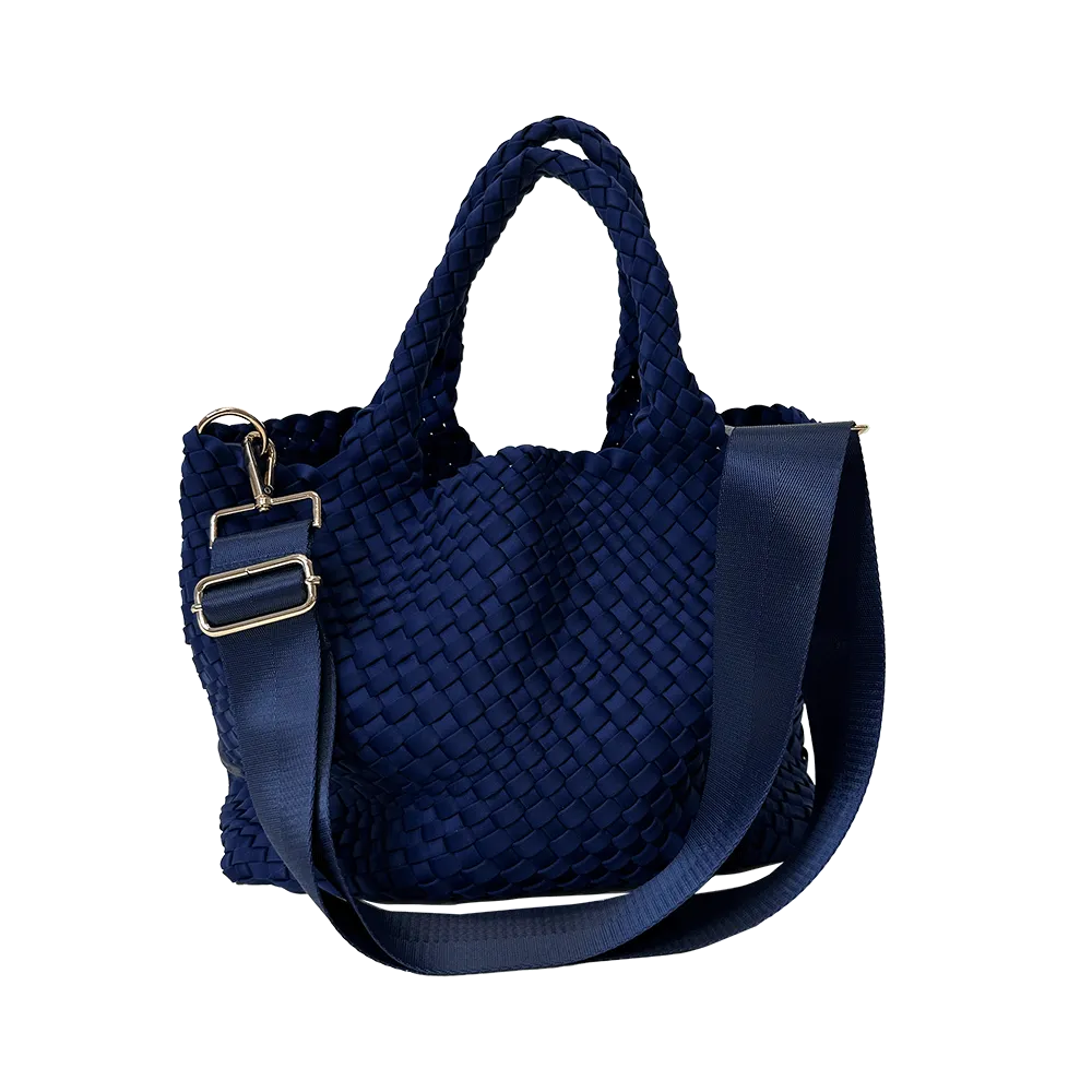 Lily Woven Neoprene Tote with Pouch