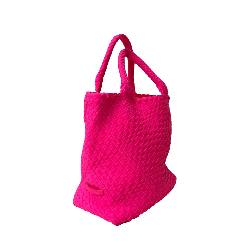 Lily Woven Neoprene Tote with Pouch