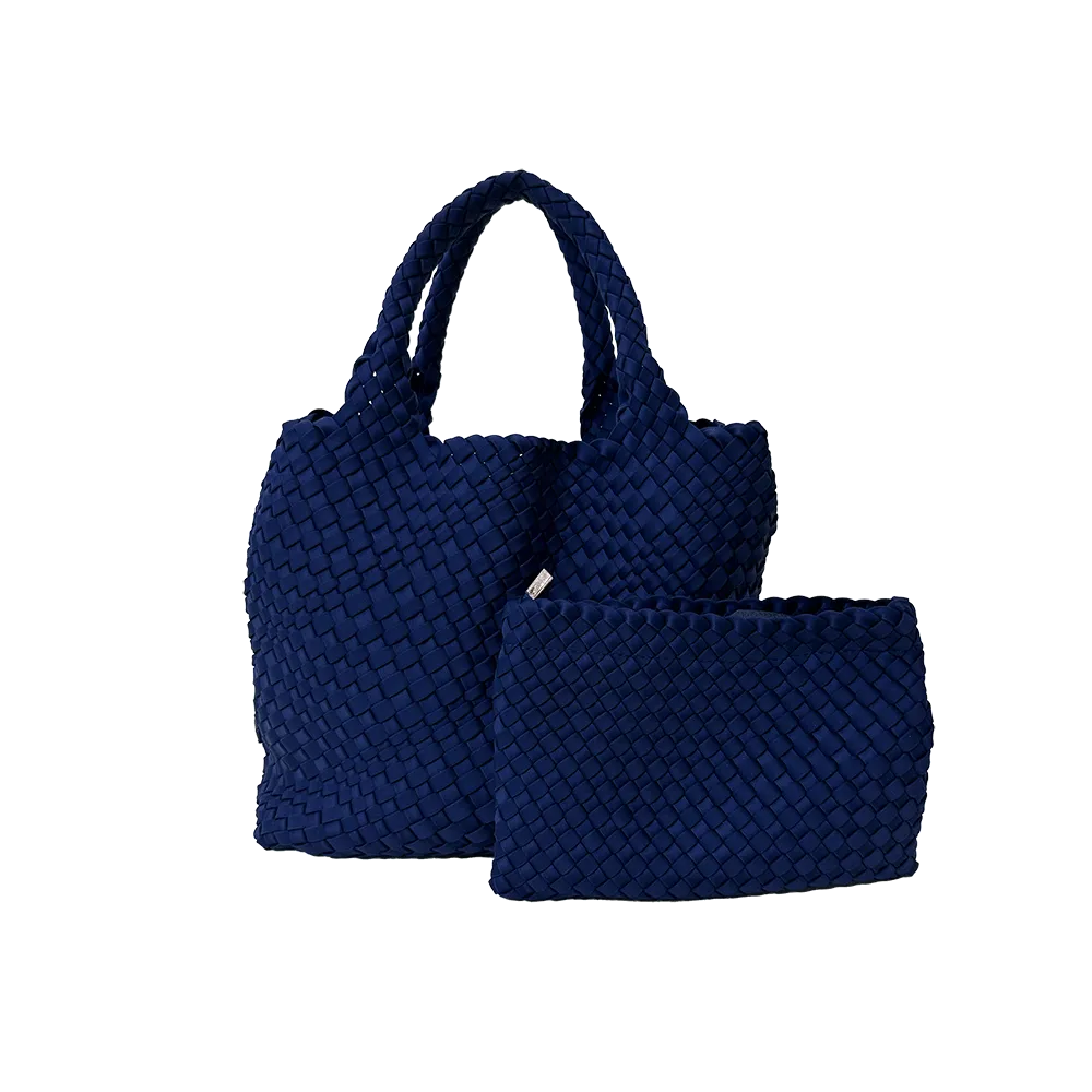 Lily Woven Neoprene Tote with Pouch