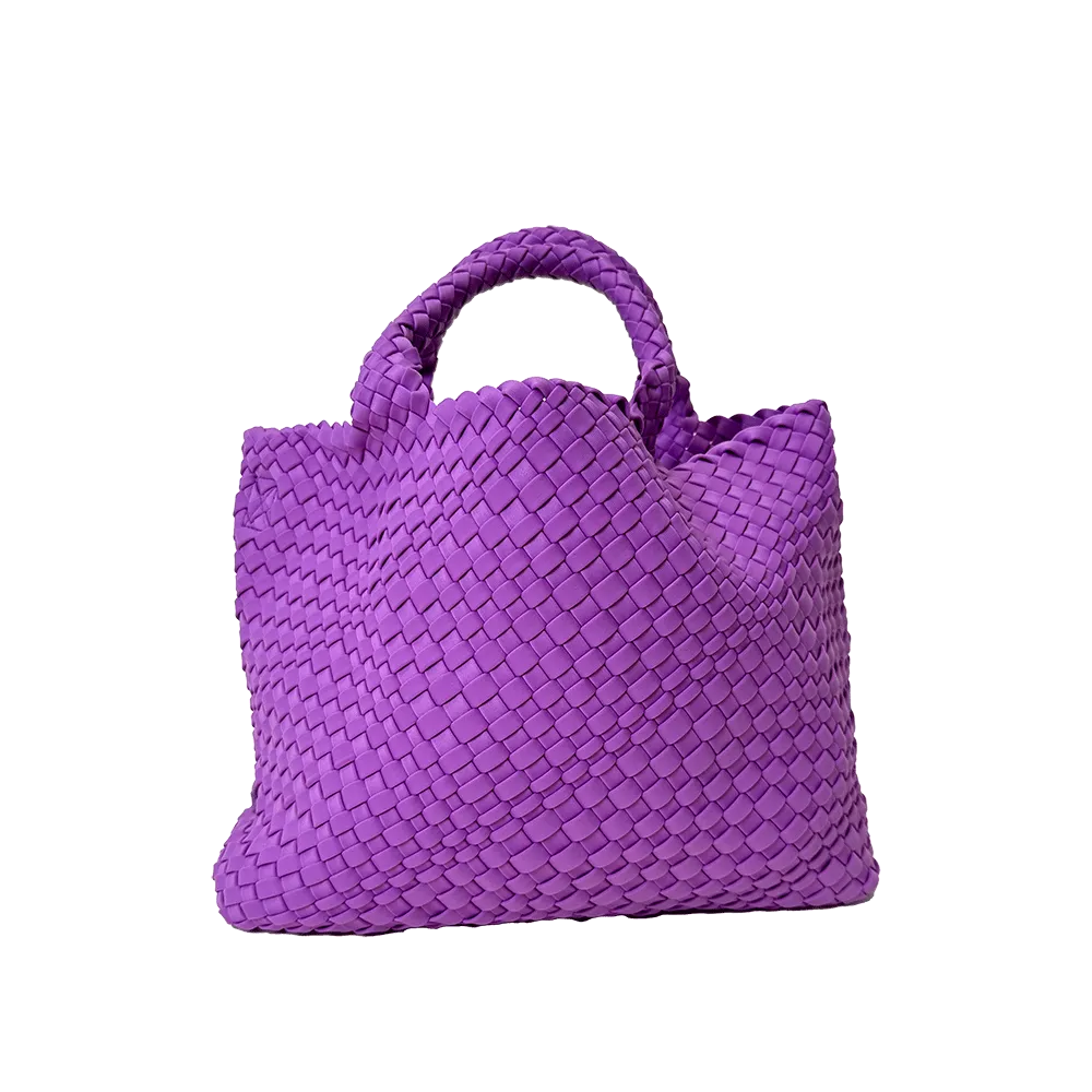 Lily Woven Neoprene Tote with Pouch