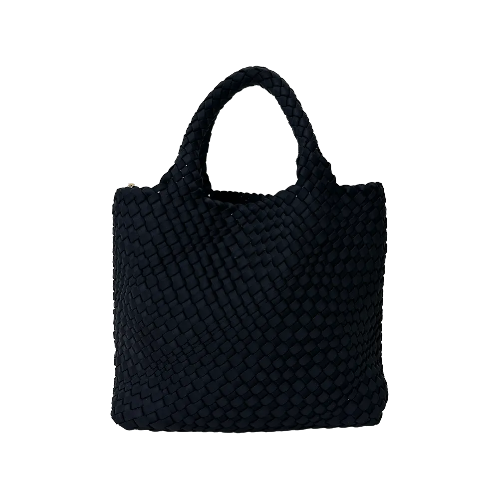 Lily Woven Neoprene Tote with Pouch