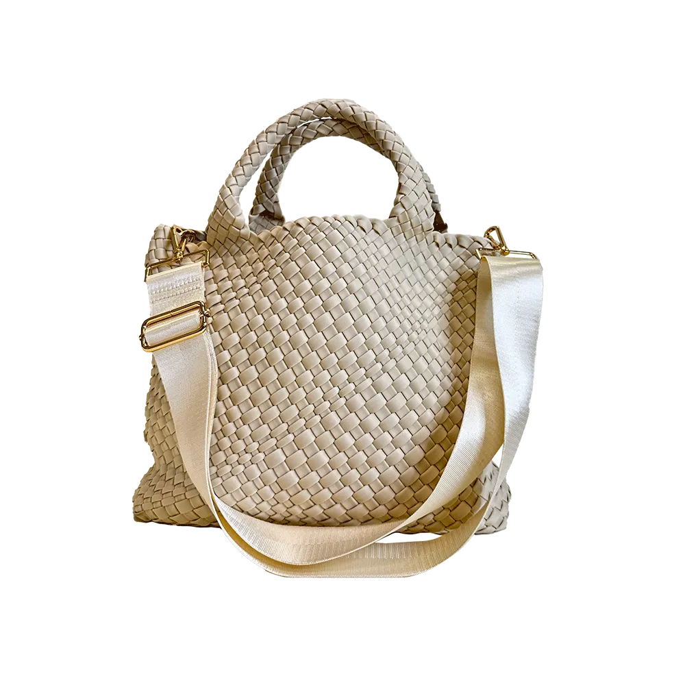 Lily Woven Neoprene Tote with Pouch