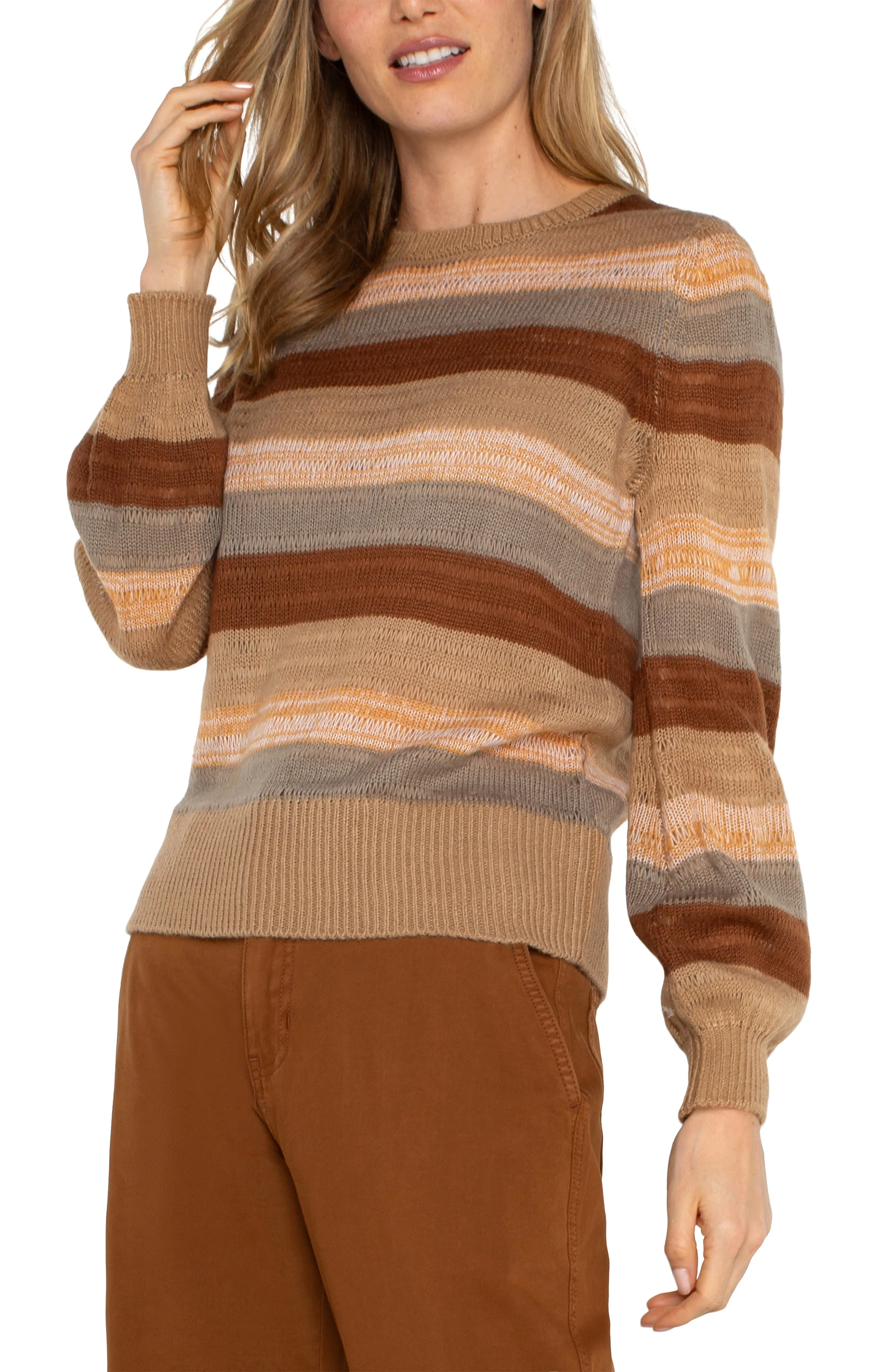 LONG SLEEVE CREW NECK SWEATER