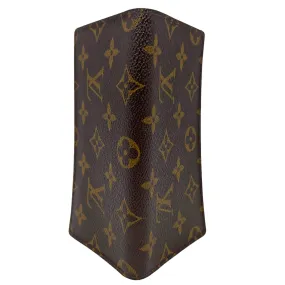 LOUIS VUITTON Monogram Canvas Checkbook Cover - Brown & Tan