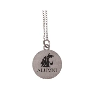 LXG Silver ALUMNI Cirlce Necklace