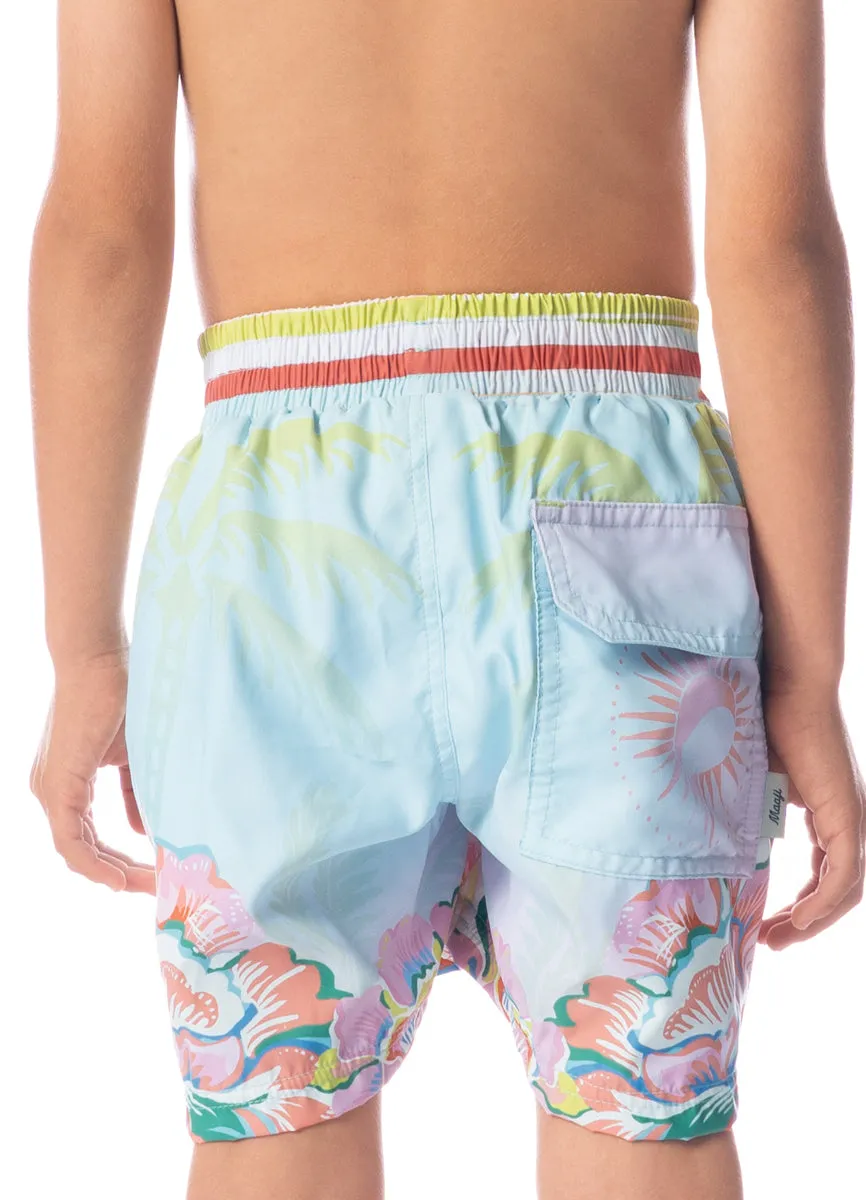 Maaji Mint Sunset Little Sailor Boys Trunks