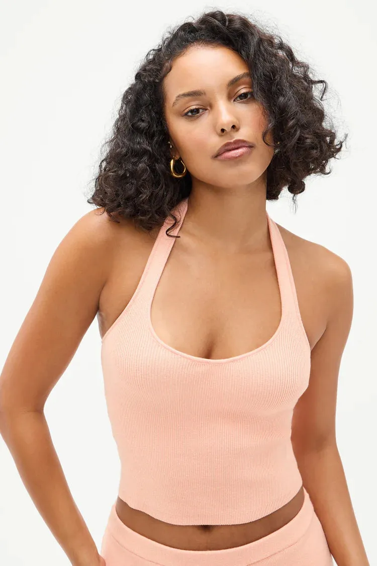 Marialla Cloud Knit Halter Top