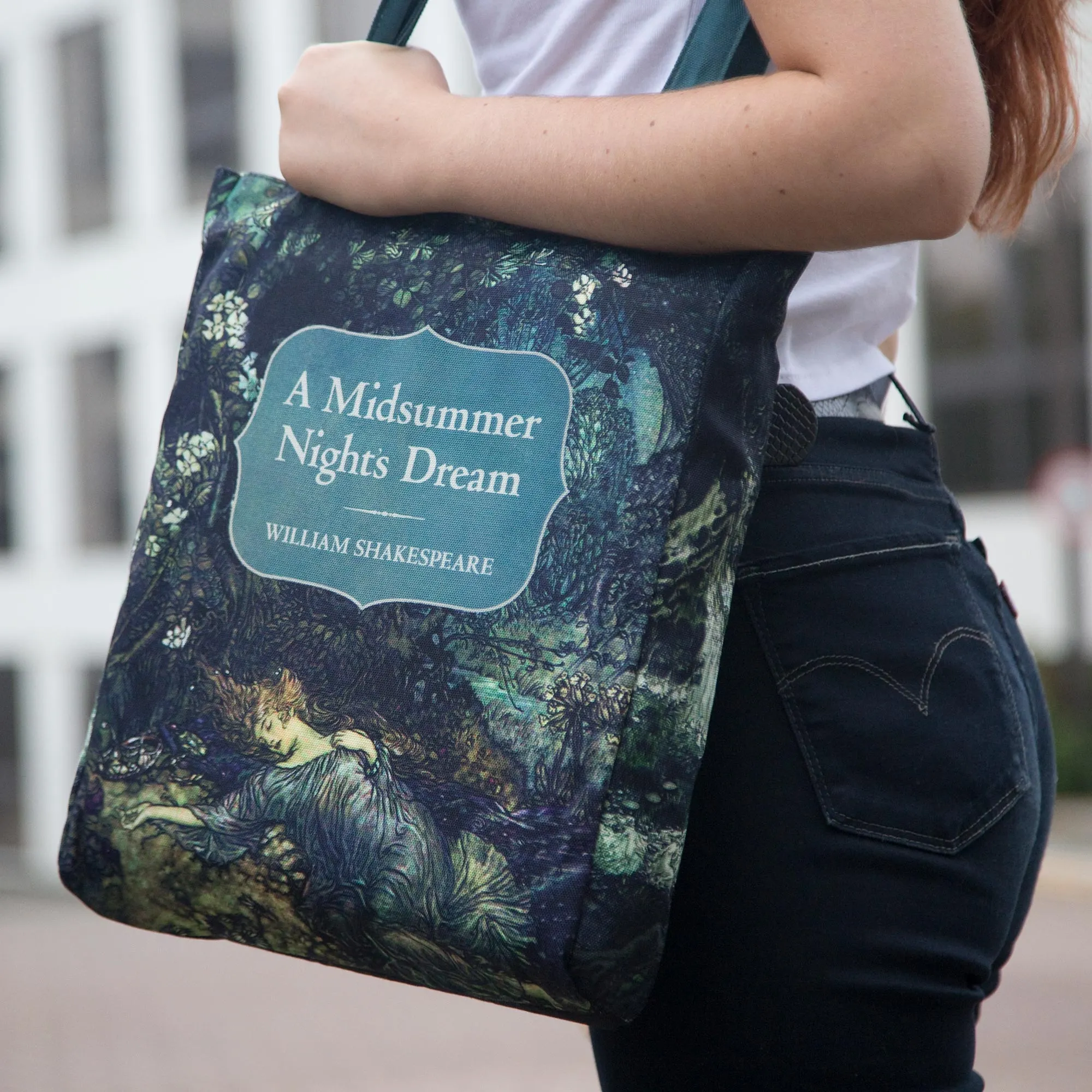 Midsummer Night's Dream Book Tote Bag