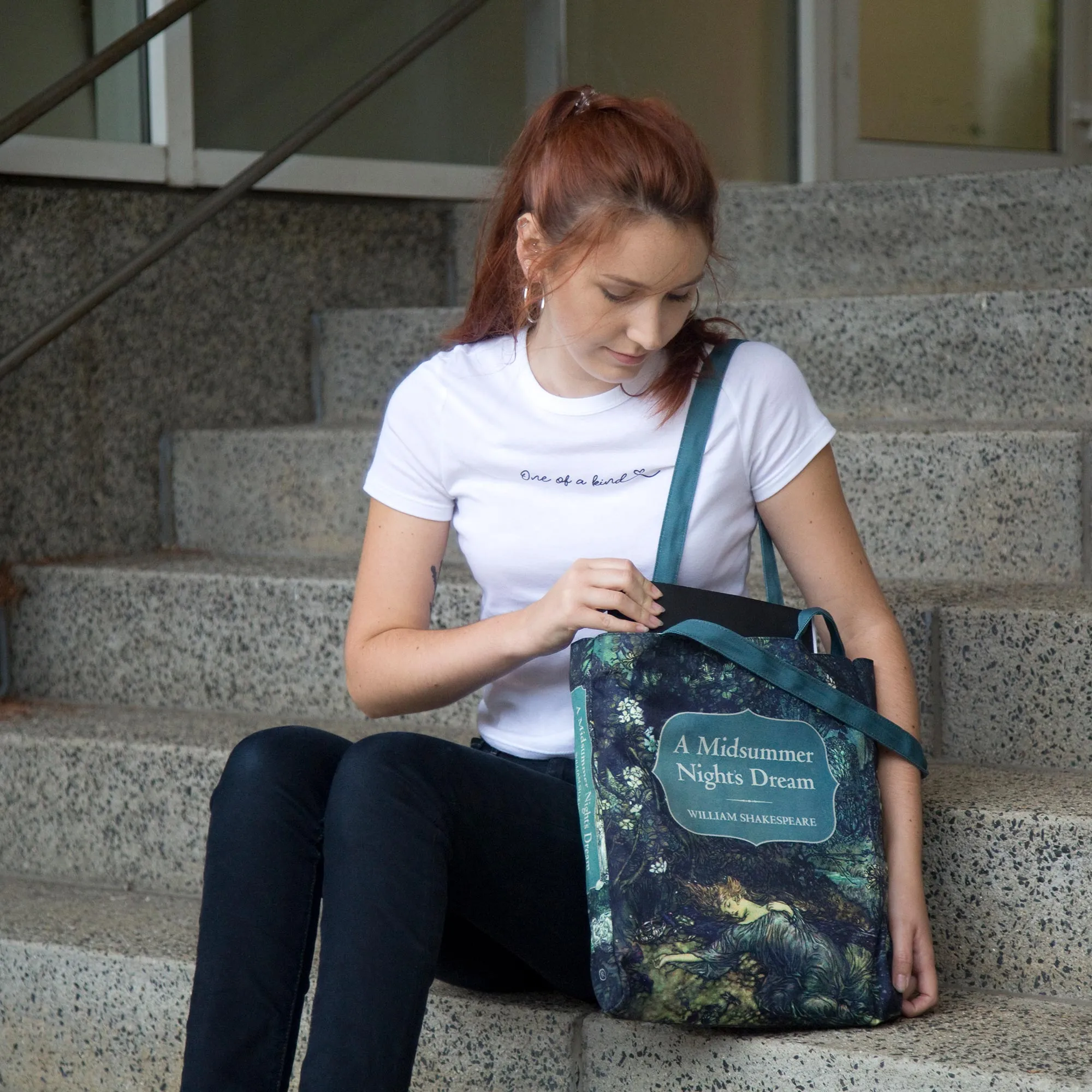 Midsummer Night's Dream Book Tote Bag