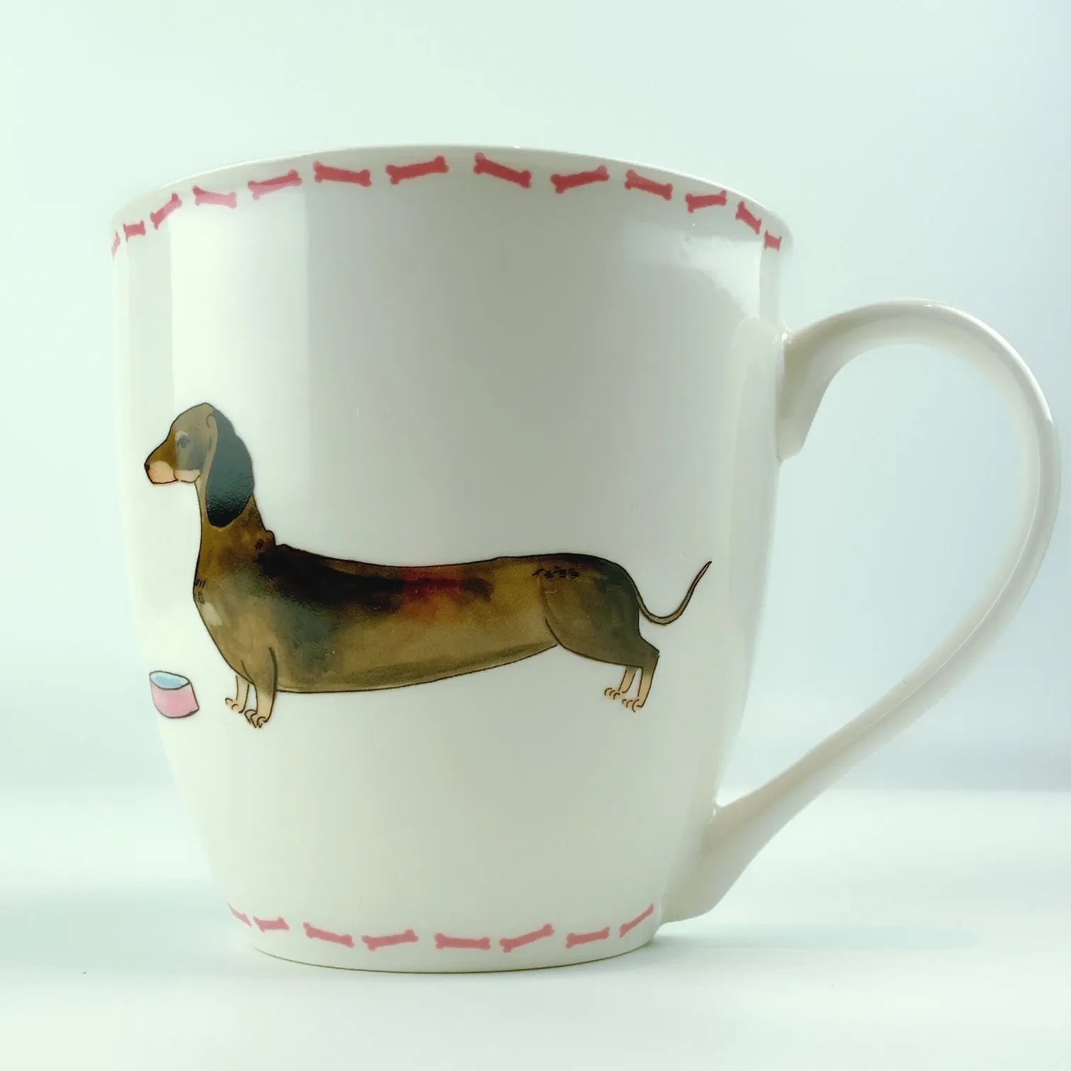 Milly Green British Design Dachshund Dog Coffee Mug Tea Cup 20 oz