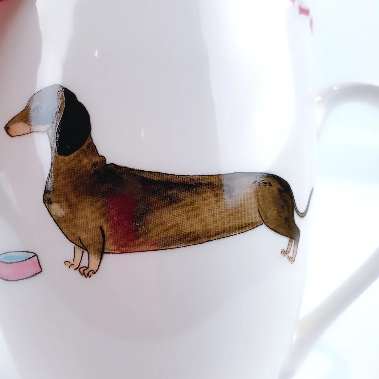 Milly Green British Design Dachshund Dog Coffee Mug Tea Cup 20 oz