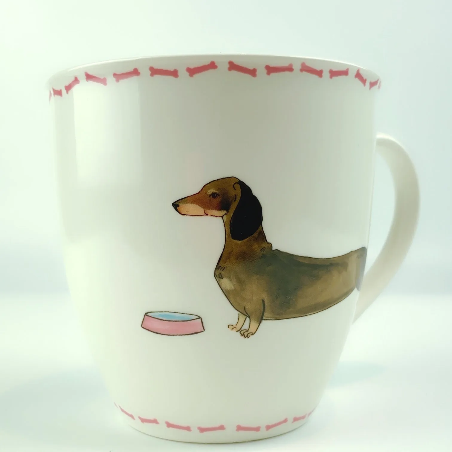 Milly Green British Design Dachshund Dog Coffee Mug Tea Cup 20 oz