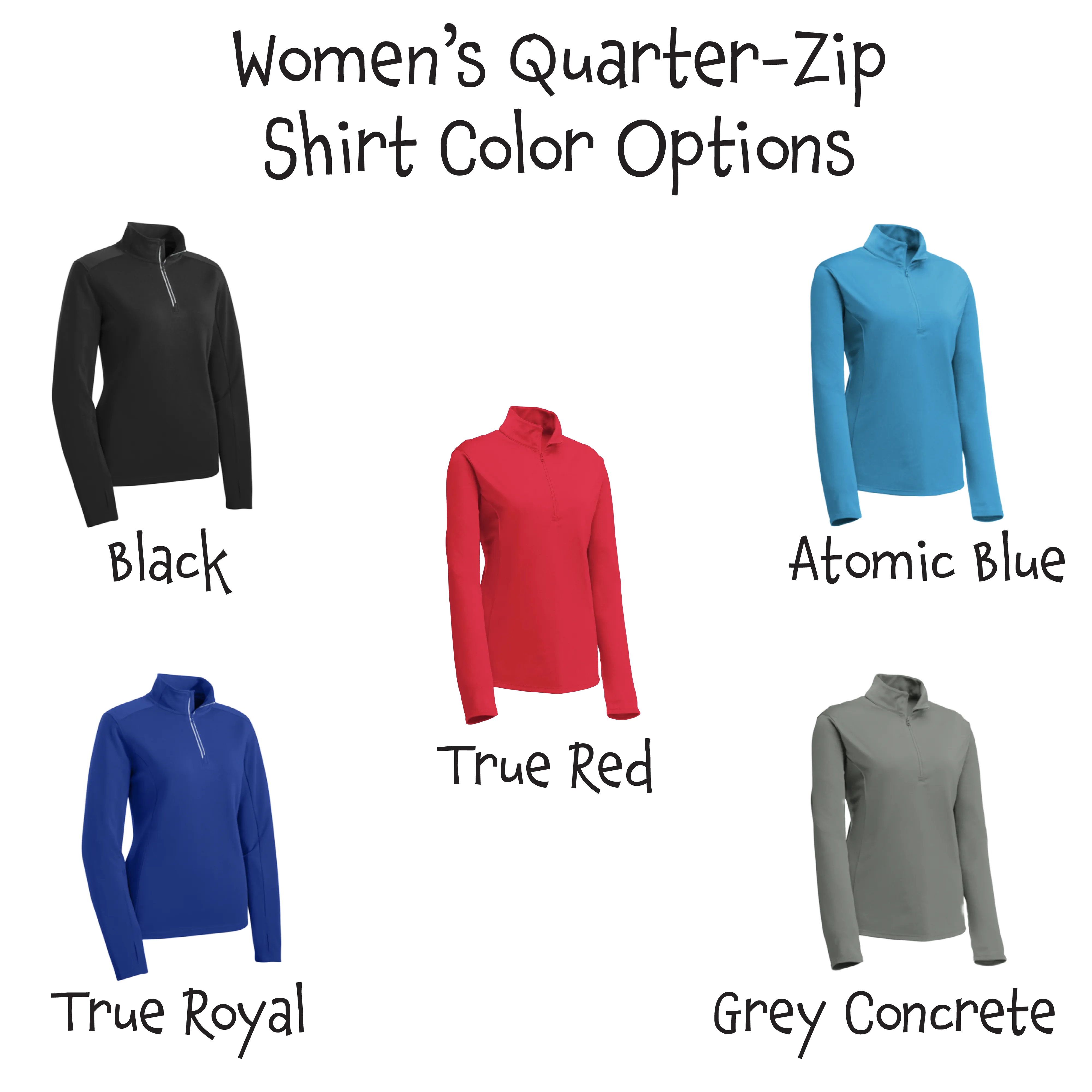 Mine JK Yours (Pickleball Colors Orange Yellow or Red) | Women's 1/4 Zip Pickleball Pullover | 100% Polyester