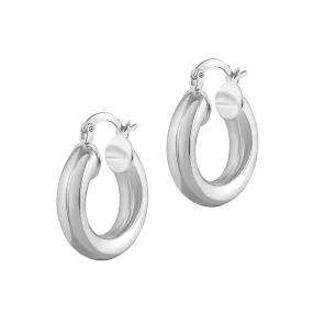 Mini Hendrix Silver Hoops