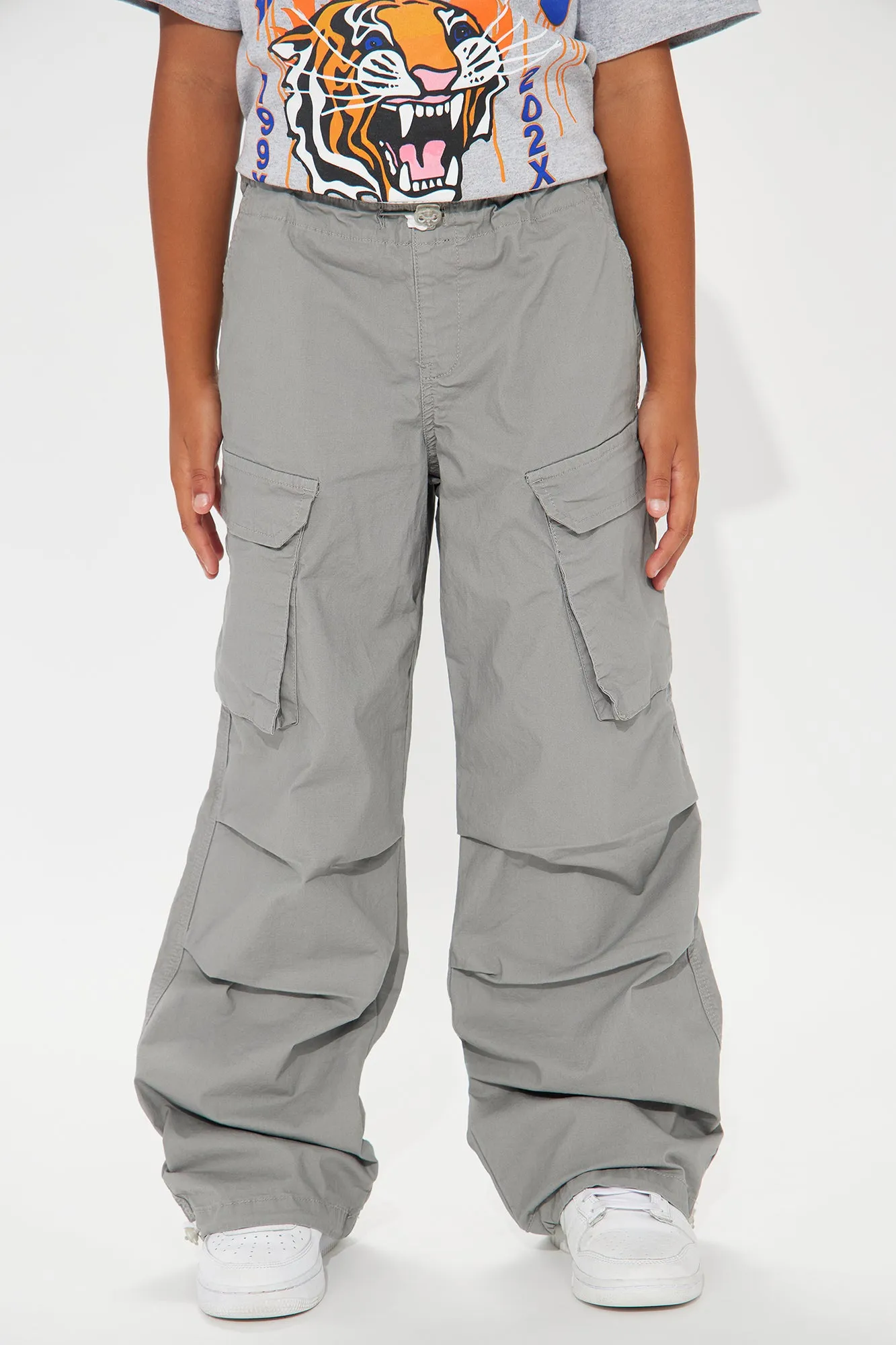 Mini So Relaxed Parachute Pant - Grey