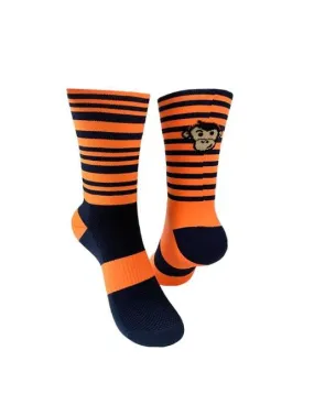 Monkey Sox Classic X2 Sport | Navy & Orange