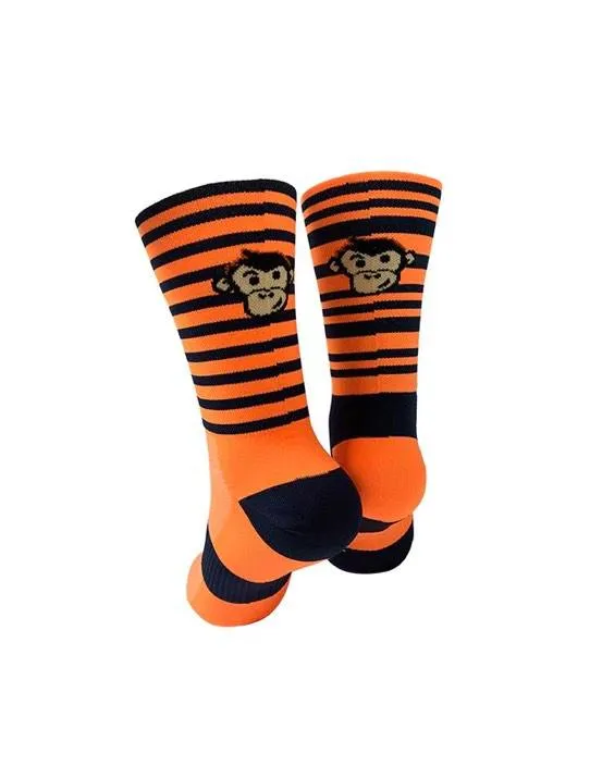 Monkey Sox Classic X2 Sport | Navy & Orange