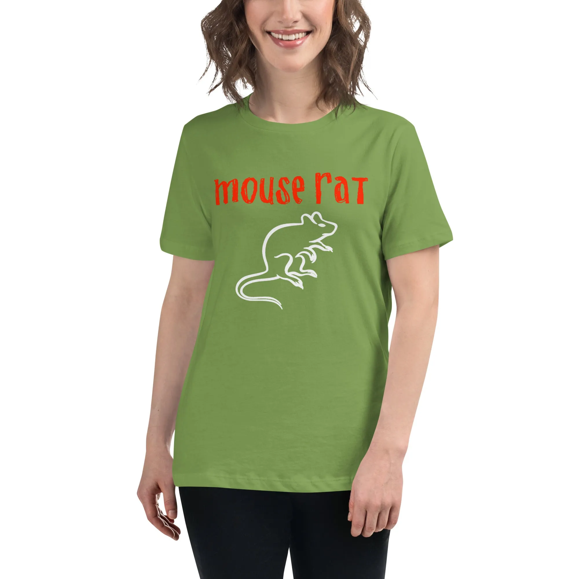 Mouse Rat Front/Back - Women's T-Shirt