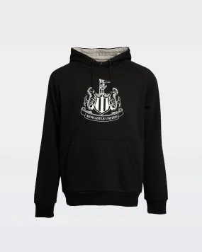 Newcastle United Boy's Black Raglan Hoodie