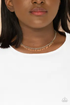 Paparazzi Necklace ~ DEW a Double Take - Orange