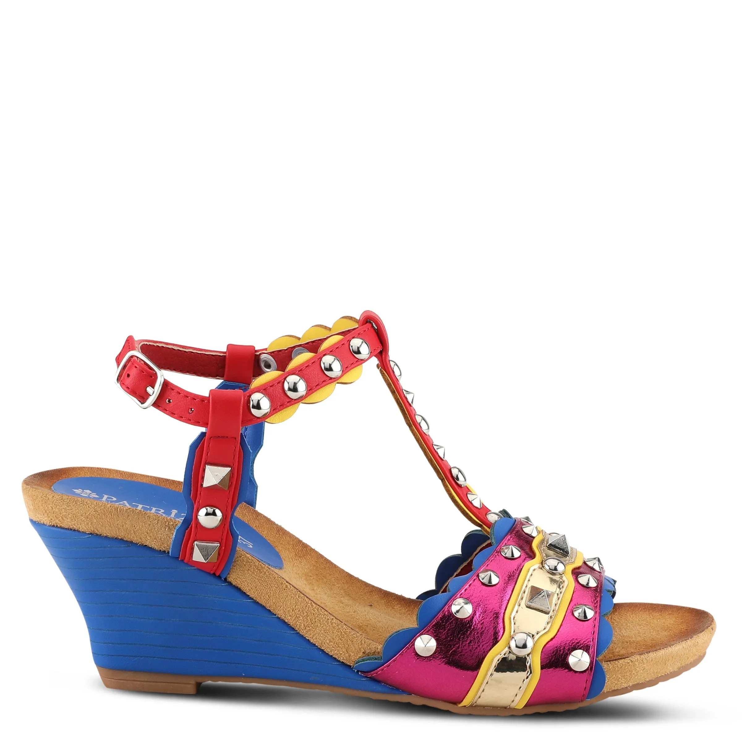 PATRIZIA WILDHONEY T-STRAP SANDALS