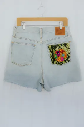 Peace Pocket Denim Short - #7