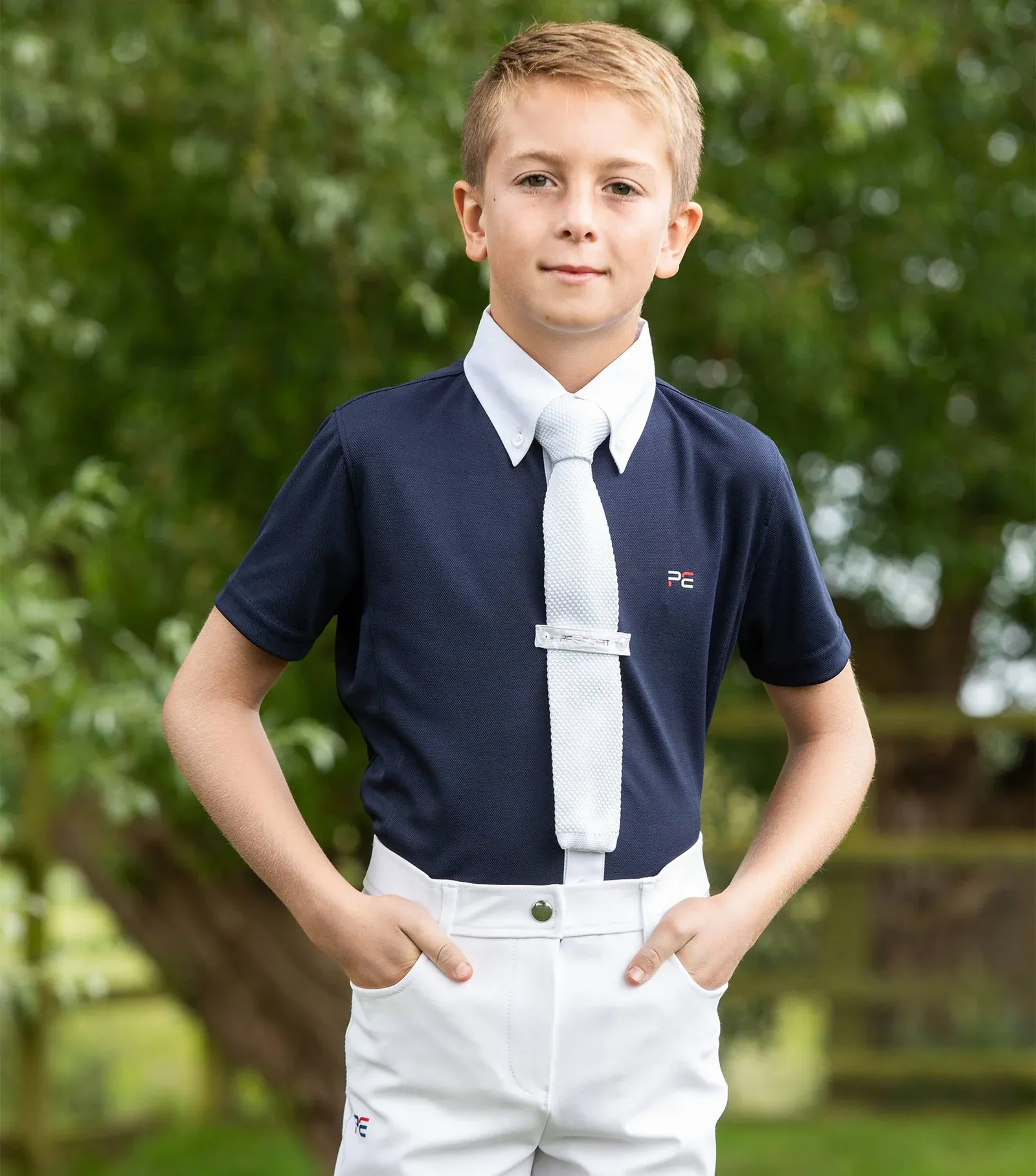 PEI Mini Antonio Boys Show Shirt (Navy)