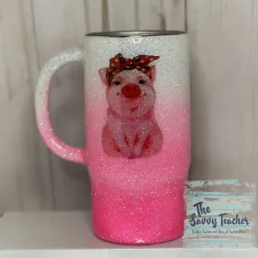 Piggy Mug with Handle