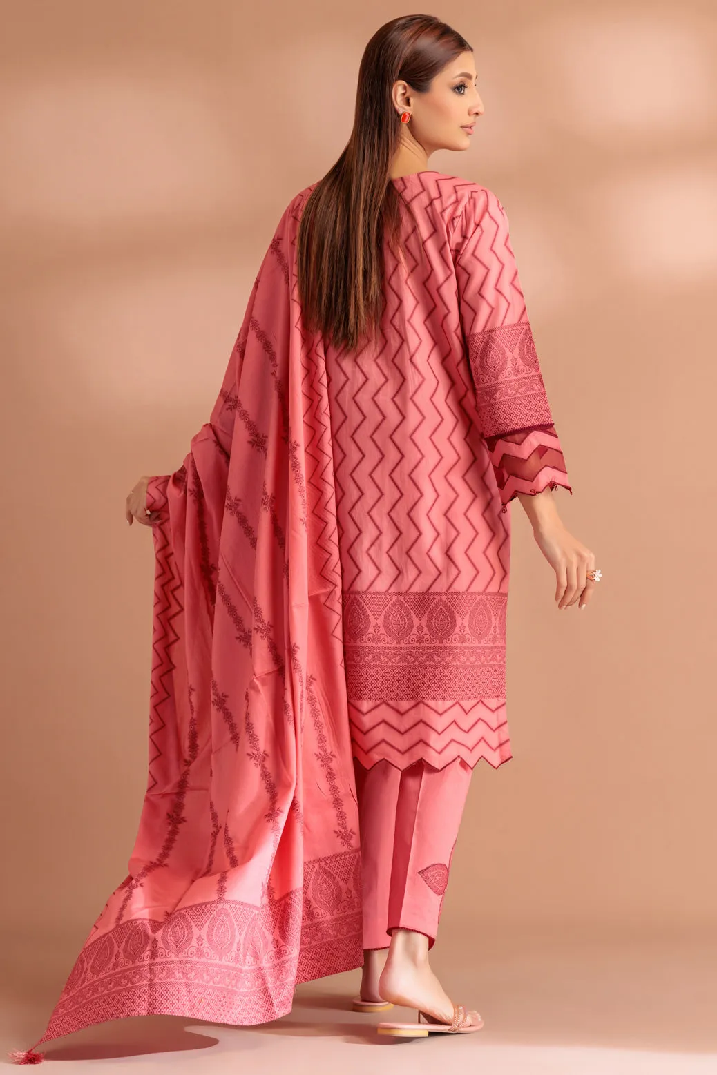 PINK-JACQUARD-3 PIECE (PWJ3233P13) BIN 55 R22